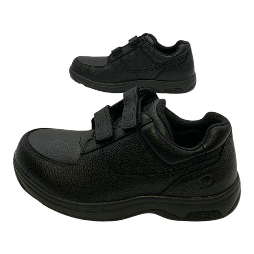 Dunham Winslow Two-Strap Oxford Sneaker Black Leather US Men's 6E - Picture 2 of 7